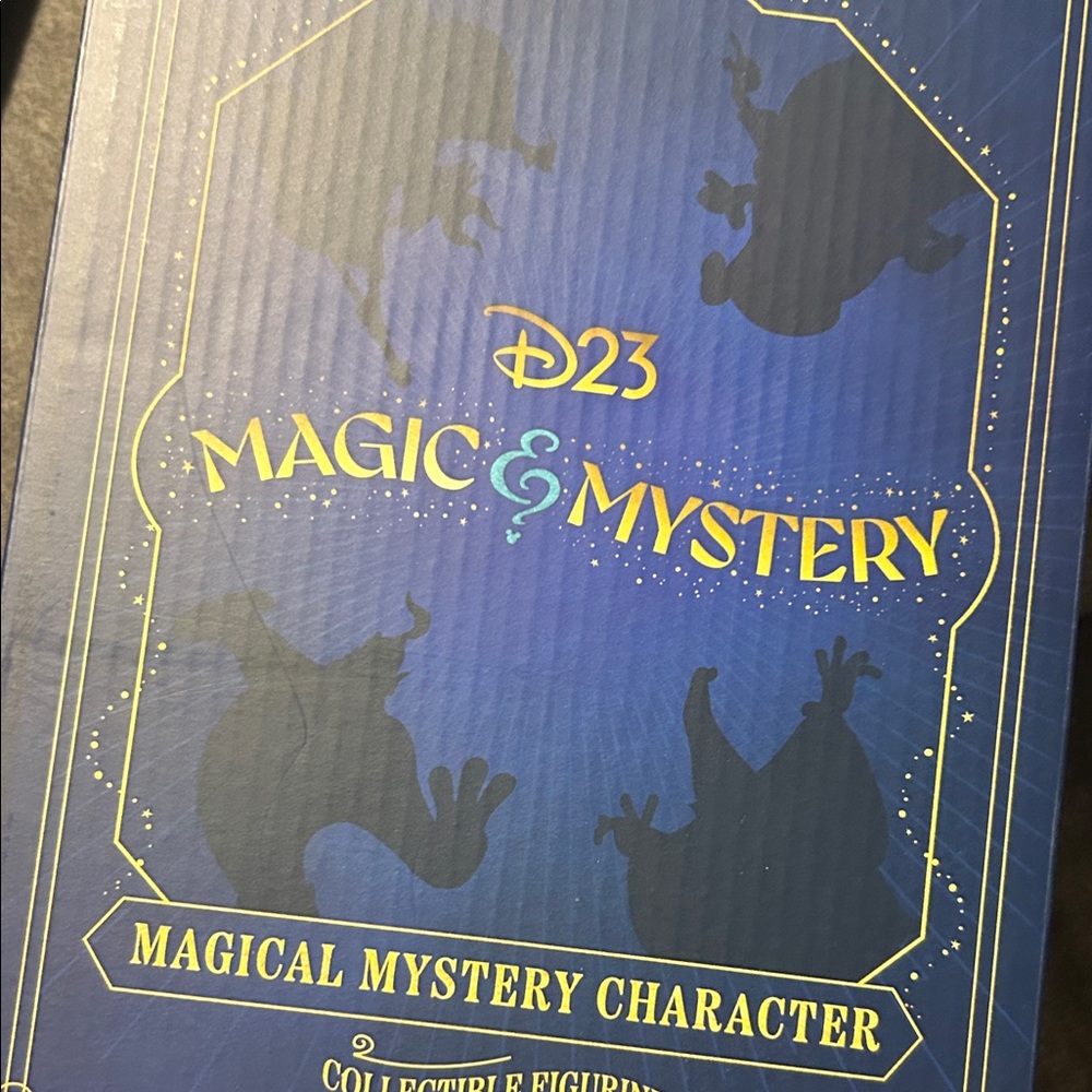 Disney D23 Magic & Mystery Blue and Gold Box
